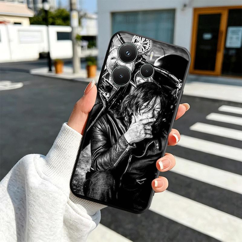 The Walking Dead Daryl Dixon Soft Phone Case for Xiaomi Redmi Note 12 13 14 15 Pro Plus 11 12S 11S 11T 10 4G Black Cover Back Sh
