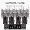 Debra ER-480 UHF Professional Wireless In-Ear Monitor System, UHF Frequency 500-700MHz, Range 50m, for Stage, Small Concerts