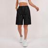 Women's Casual High Waisted Loose Sports Shorts with Pocket Solid Color