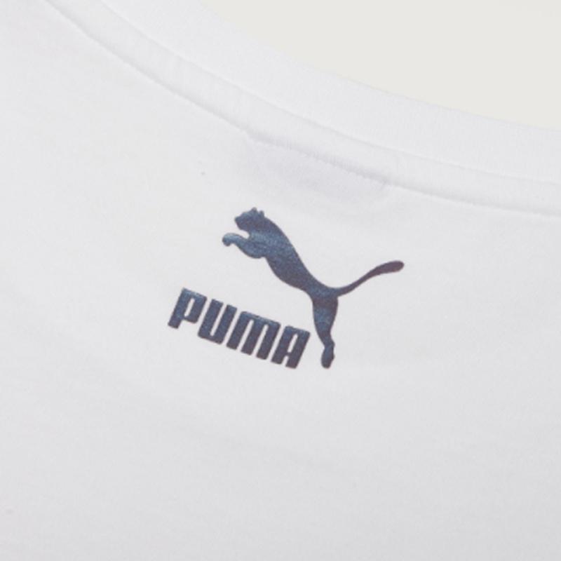 PUMA Basic Logo Tee 'White Black' Men's 597900-52