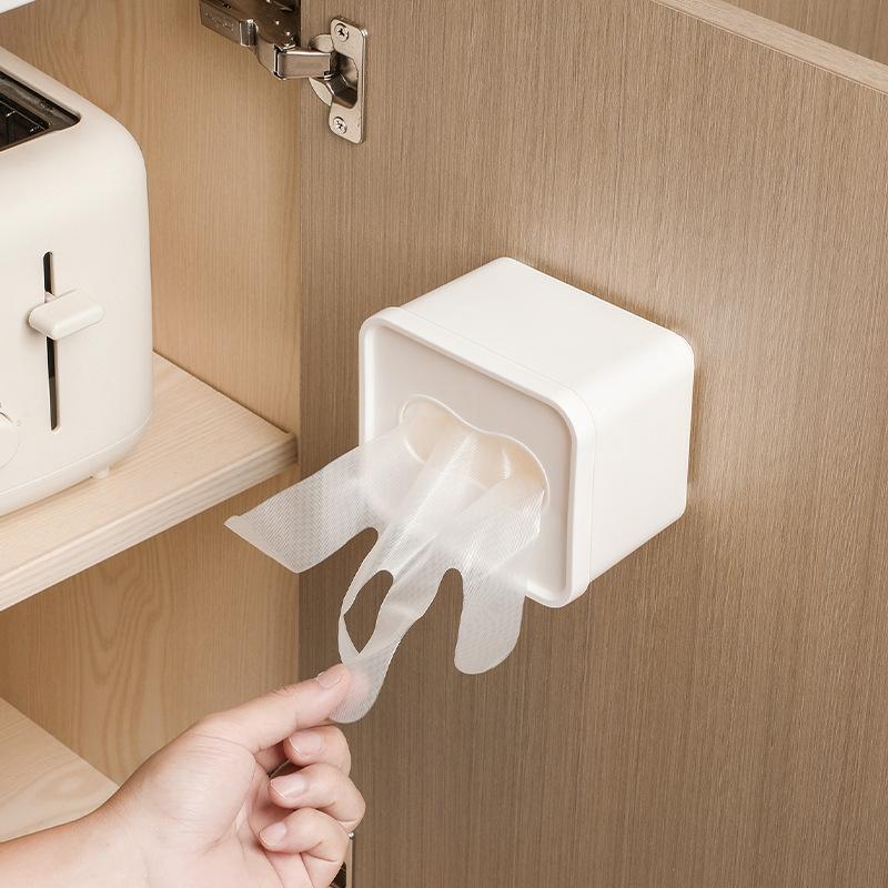 1 шт. Кухонный настенный органайзер для хранения, коробка для хранения масок, хранилище кухонных фильтров, хранилище кухонной пищевой пленки, бытовая настенная коробка для хранения мелких предметов