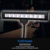 Music Stand Light, Music Light with 9 LED Beads, Adjustable, Clip-on, USB Rechargeable, Multi-Purpose, Suitable for PC Work, Work, Students, Bedrooms,