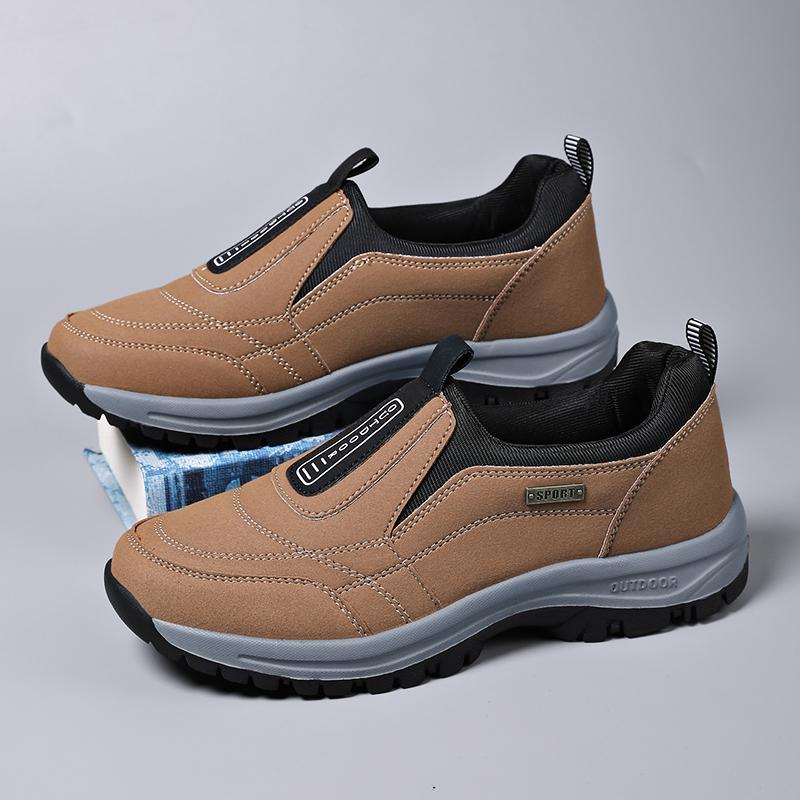 Повседневные кроссовки, новые мужские осенние кроссовки для тенниса на открытом воздухе, замшевые кроссовки на платформе, противоскользящие, для пешего туризма, дышащие, повседневные рабочие туфли