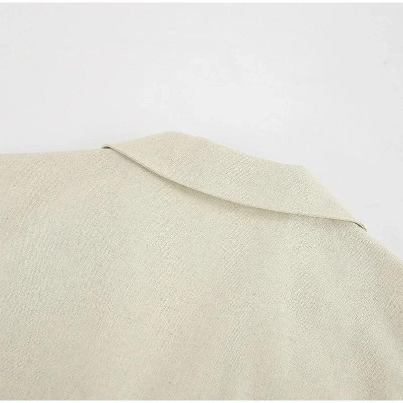 Casual Solid Vest Suit Women Sleeveless Single Breasted Tops High Waist Pants Summer Fashion Lady Elegant Set