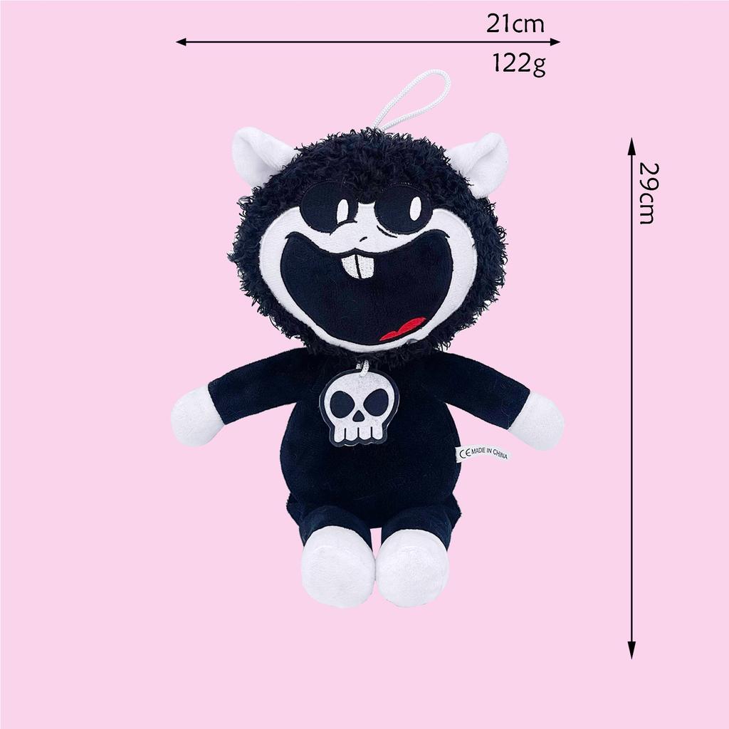 Nightmare Critters Poppy Playtime Plush Keychain Cute Sheep Plush Toy Horror Game Character Bag Pendant