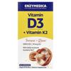 Enzymedica Капсулы с витамином D3 + витамином K2, 60 шт.