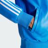 Adidas Originals Logo Stripe High Collar Long Sleeve Zip Jacket Men Outerwear Blue IZ4035