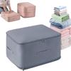 Ultra Space Saving Self Compression Organizer Bedroom Clothes Storage Bag Zipped