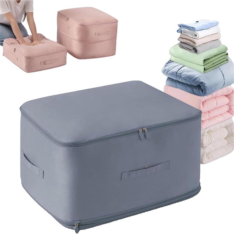Ультракомпактный органайзер для самостоятельного сжатия, сумка для хранения одежды в спальне на молнии