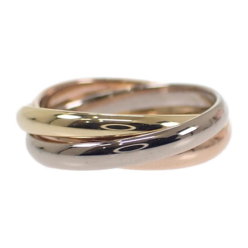 Cartier B4235149 #9(Размер Японии) кольцо K18 белое золото/K18 желтое золото Женское