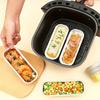 1/5/10Pcs/Set Disposable Bbq Pans Aluminum Foil Tin Box Loaf Baking Pans Cake Tins Containers Grilling Tray For Air Fryer Kitchen Accessories