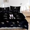 Постельное белье с крыльями BTS Наволочка для одеяла Подарок для спальни, Включает 1 пододеяльник и 2 наволочки, Без наполненияB289
