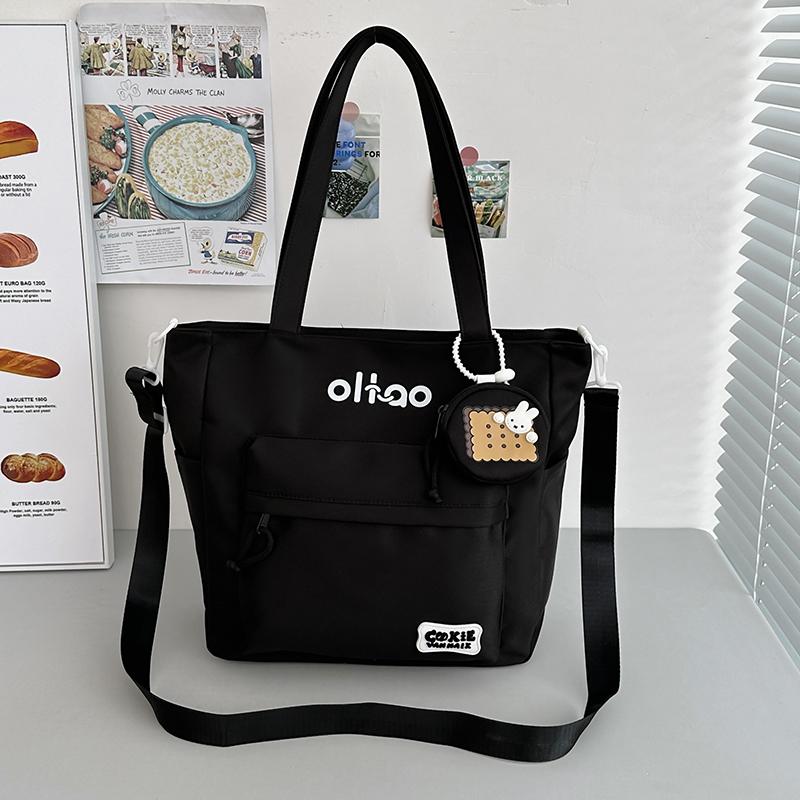 Классная сумка через плечо, женская пригородная сумка через плечо большой вместимости, студенческая сумка для обучения