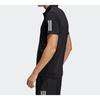 Adidas 3 Stripes Polo Shirt Men's Black (Unisex) Polo Shirts DU0848