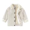 Volunboy Baby Winter Warm Corduroy Coat with Fleece Long and Warm for Fall and Winter Size Boys' Outerwear, Lining, Sleeves, Thick, Windproof,