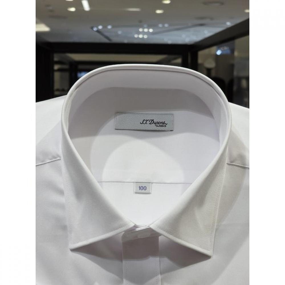 S.T. Dupont 25ss Эластичная рубашка с коротким рукавом, приталенная Se5mm21hs303swh