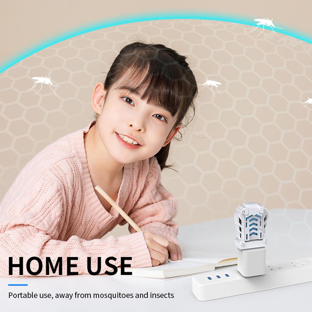 Портативный USB-репеллент от комаров, отпугиватель комаров с подогревом, электронный убийца комаров с 4 шт.