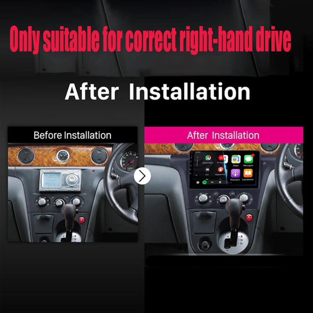 Android 14 Автомобильное радио для Mitsubishi Outlander 1 2001-2005 Мультимедийный видеоплеер Стерео GPS-навигация Carplay Andorid Auto 5G