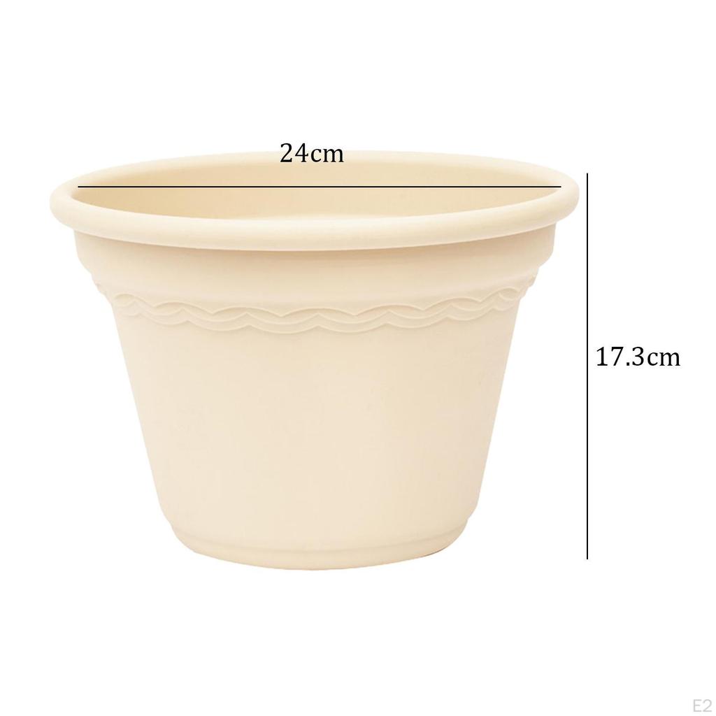 Цветочный горшок, садовые кашпо, утолщение смолы, декоративная ваза с дренажными отверстиями для дома