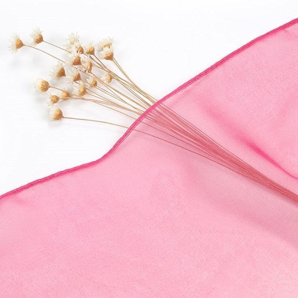 Sun Protection Shawls Gradient Solid Color Pashmina Summer Wrap Hijab  Women