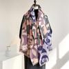 Winter New Camellia Double-sided Scarf Thickened Warm Shawl Imitation Cashmere Student Cape Cold Women