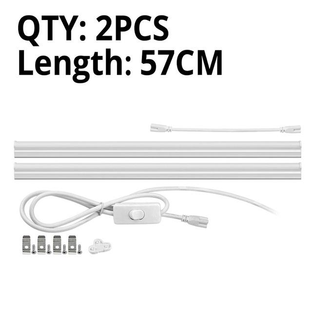 T5 Светодиодный настенный светильник с трубкой, 220 В, светодиодный светильник для бара, 6 Вт, 10 Вт, 300 мм, 600 мм, светодиодная люминесцентная лампа с выключателем питания ЕС, кухонное освещение