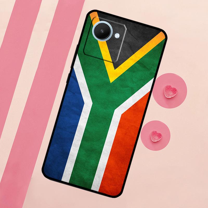 South African Flag Case For Realme C53 C55 C35 C33 C31 C30 C25s C21Y C15 C11 GT Neo 5 3T 2T 9 10 11 Pro Plus