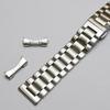 Curved End Watch Strap Band 18mm 19mm 20mm 22mm 21mm 23mm 24mm Sliver Solid Stainless Steel Watchband Bracelet Quick Release