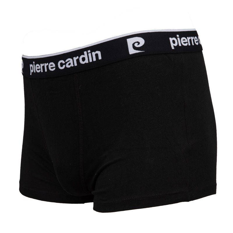 Men's Soft Cotton Boxer Shorts with Black Elastic PIERRE CARDIN