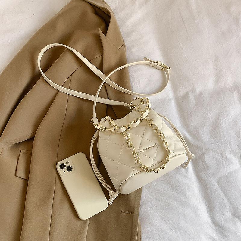 Женская новая модная сумка-ведро Lingge Chain Bag весна/лето с высоким качеством и в стиле вестерн