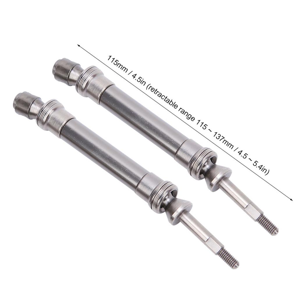 Metal Rear CVD Drive Shaft Set Fit for Slash 1Celsius10 RC Car NSV775