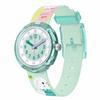 Swatch Flik Flak Happy Budgies FPNP160 Green Watch Girls'