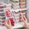 Контейнер для хранения продуктов в холодильнике с 3/2 отделениями, с клапаном для вентиляции, узкий, для овощей, мяса, замороженных продуктов