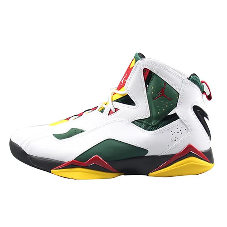 Air Jordan True Flight 'White Fir Amarillo' (Unisex) White / Gym Red / Fir / Amarillo Vintage Basketball Shoes CT1493 100