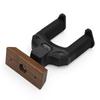 Walnut Wooden Guitar Wall Mount Hanger with Gravity Lock for Acoustic & Electric Guitars