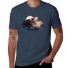 Rats cuddling TShirt Basic Casual Short Sleeve Cotton Shirt