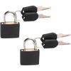 2 комплекта мини-замков, набор замков для багажа с 2 ключами, водонепроницаемый безопасный замок для рюкзаков, компьютерных сумок, шкафчиков для спортзала, ящиков для инструментов, ежедневников, замков с ключом