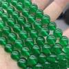 Round Loose Malay Jade Stone Spacer Beads for Jewelry Making DIY Charm Bracelet 6/8/10mm