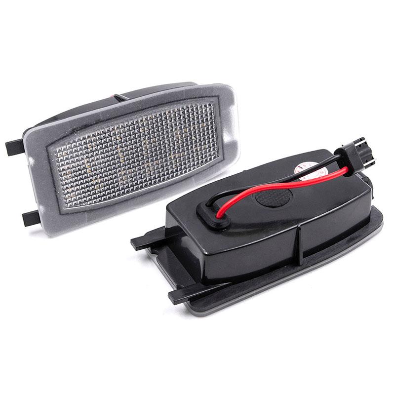 2x Led Side Under Mirror Puddle Module Light For Land Rover Freelander 2 LR2 Discovery 3 4 LR3 LR4 Range Rover Sport L322