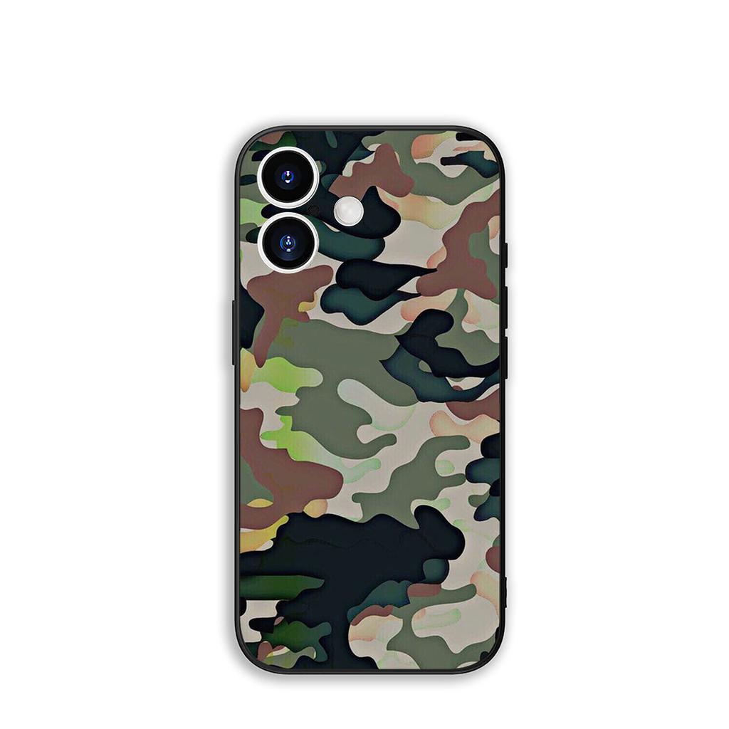 Чехол для телефона Камуфляж Военный Армейский Камуфляжный узор для Apple iPhone 17 11 16 Pro XS Max XR 6 7 8 Plus + 16E SE 2020 Air 5 8+ Чехол
