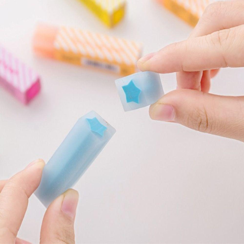 Kids Gifts Fancy Eraser Random Color Cute Eraser Useful Strip Eraser