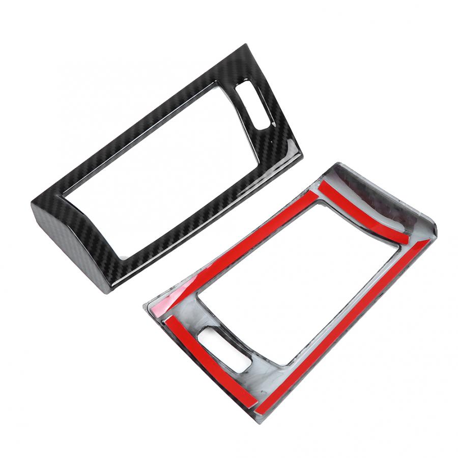 2 шт., боковое вентиляционное отверстие с текстурой из углеродного волокна, накладка, подходит для BMW X3 F25 X4 F26 2011-2017 слева