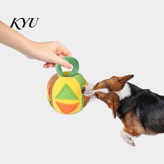Durable Plush Puzzle Toys for Pets Dog Treat Toy, Squeaky Ball Dispenser Pets, Outdoor Training Small Interactive Food Hide And Seek Toy Dogs