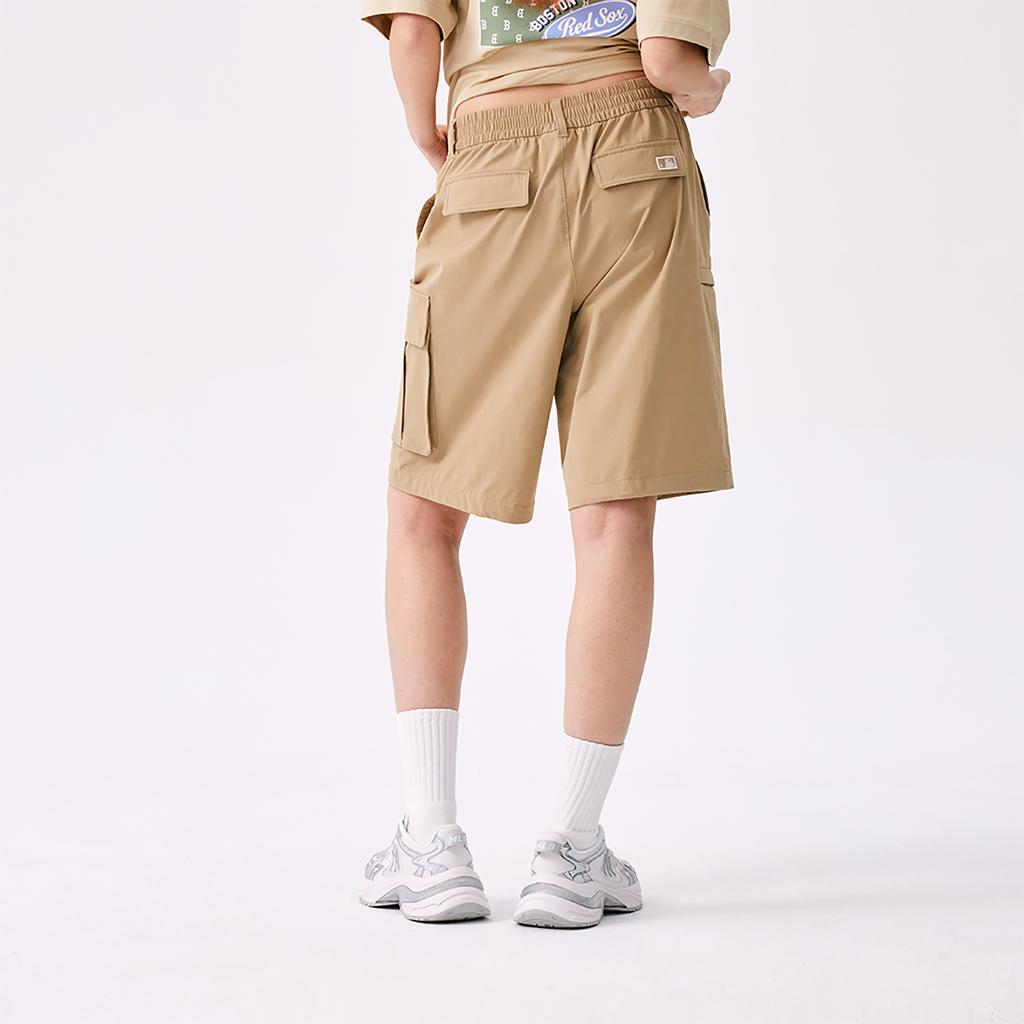 Новые шорты MLB New York Yankees Basic Collection SS25 повседневные унисекс хаки 3ASMB0553-50BGS