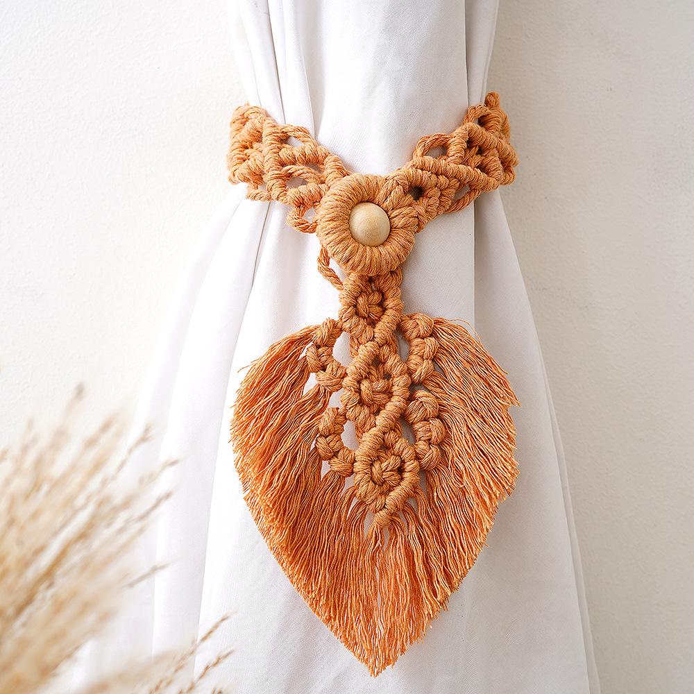 Ручной работы Шторы Дверные ремни для штор Богемные шторы Подхваты для штор Украшения для отелей Домашние шторы Ремень Веревка