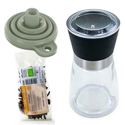 Органическая мельница для специй, воронка и гвоздика