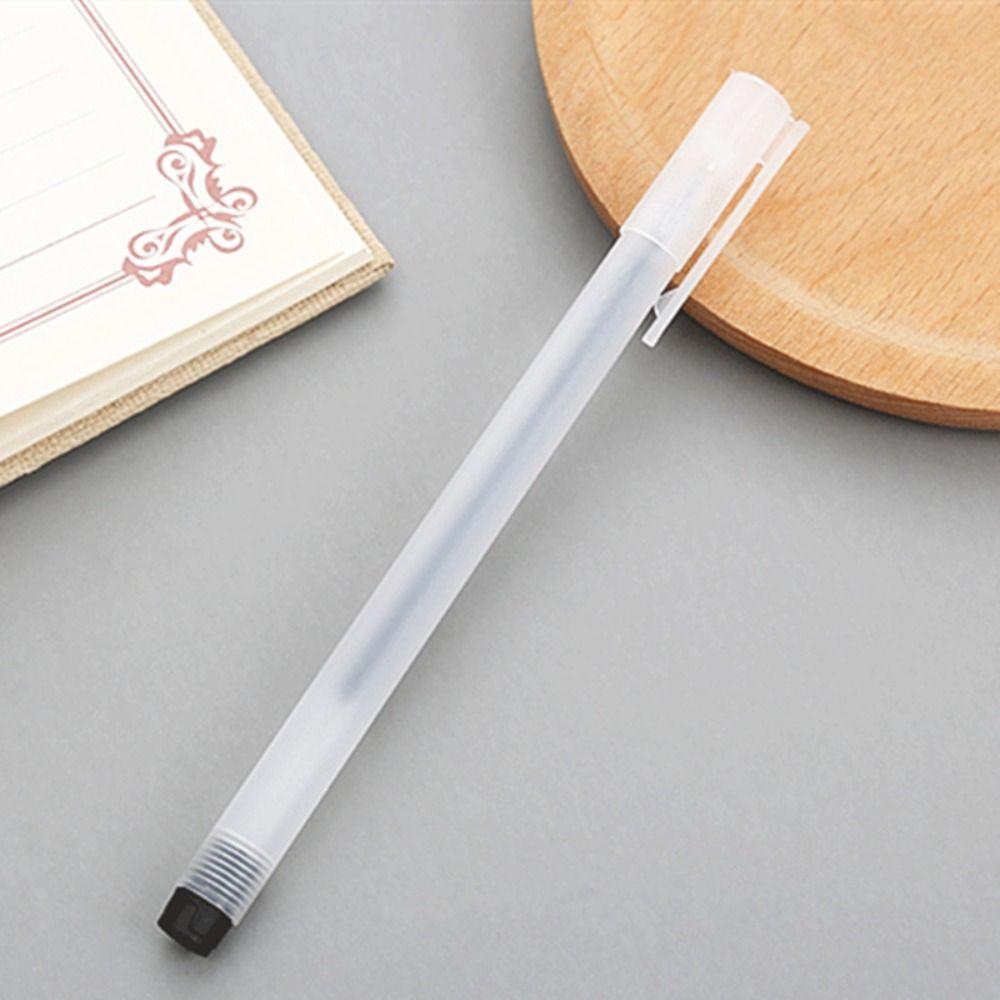 10Pcs Needle Tip Gel Ink Pen Matte Student Gel Pen Durable Exam Pen Study Note Taking