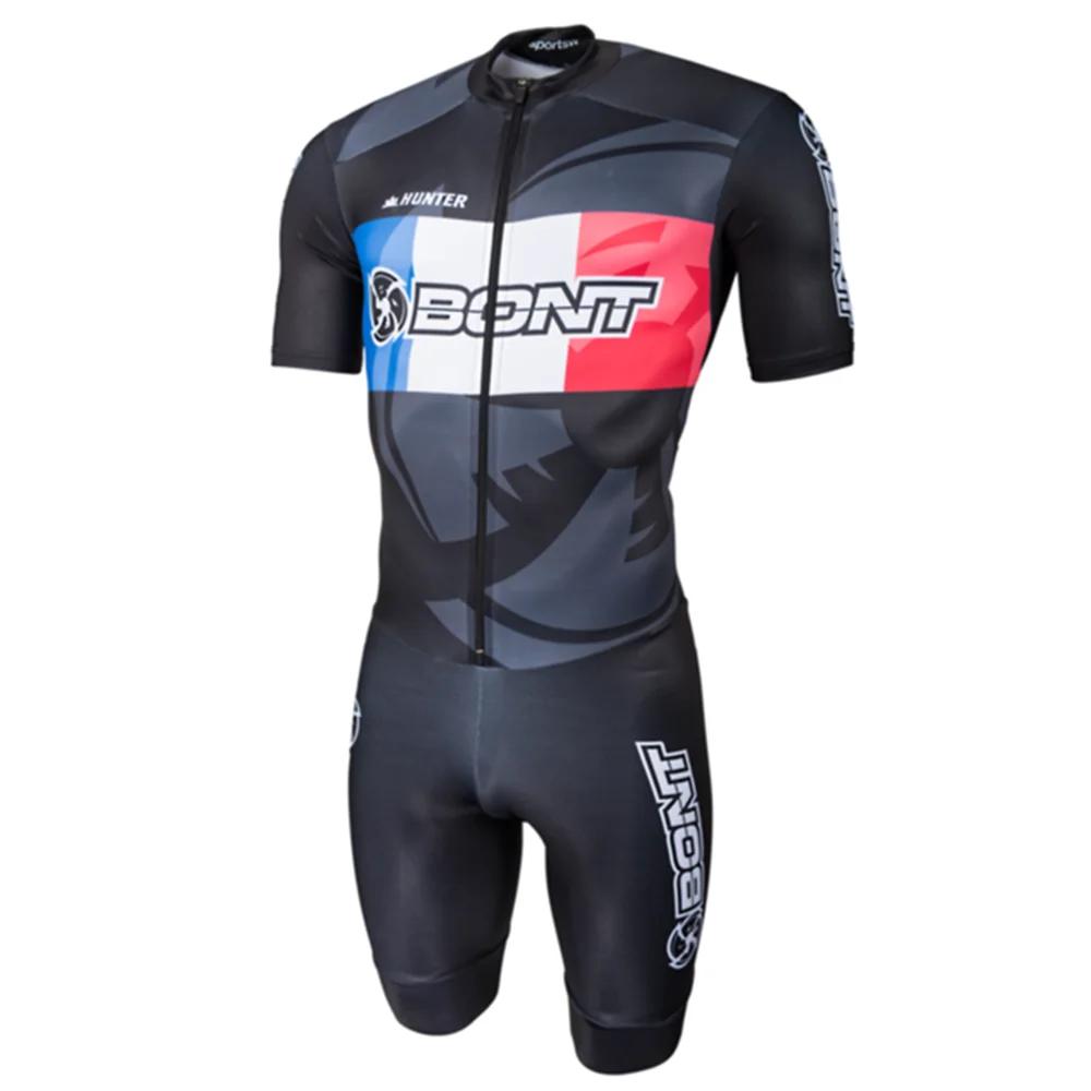 BONT Гоночный комбинезон Мужской Speed Inline Роликовые коньки Костюм для скоростного катания Триатлон Одежда Ciclismo Катание Комбинезон Велоспорт