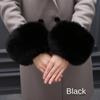 Band Gloves Women Plush Cuff Oversleeve Hand Wrist Warmer Cuff Winter Sleeves Windproof Gloves