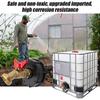 275-330 Gallon IBC Tote Water Tank Adapter 2 Free Brass Hose Faucet Water